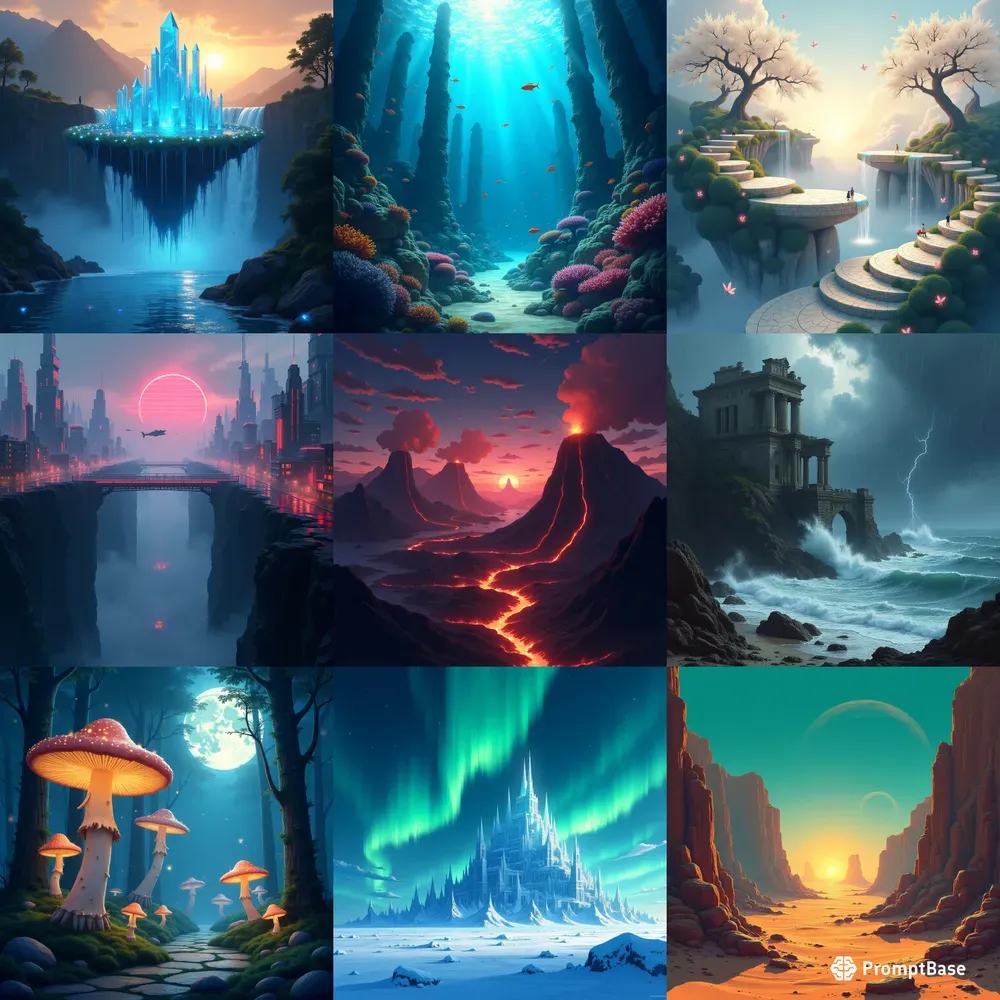 Highdetail Fantasy World Art