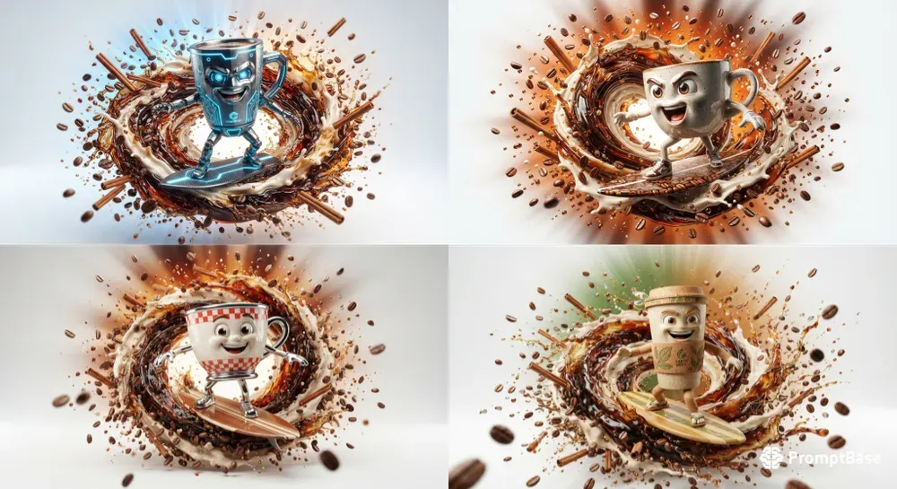 Highoctane Coffee Commercial Renders