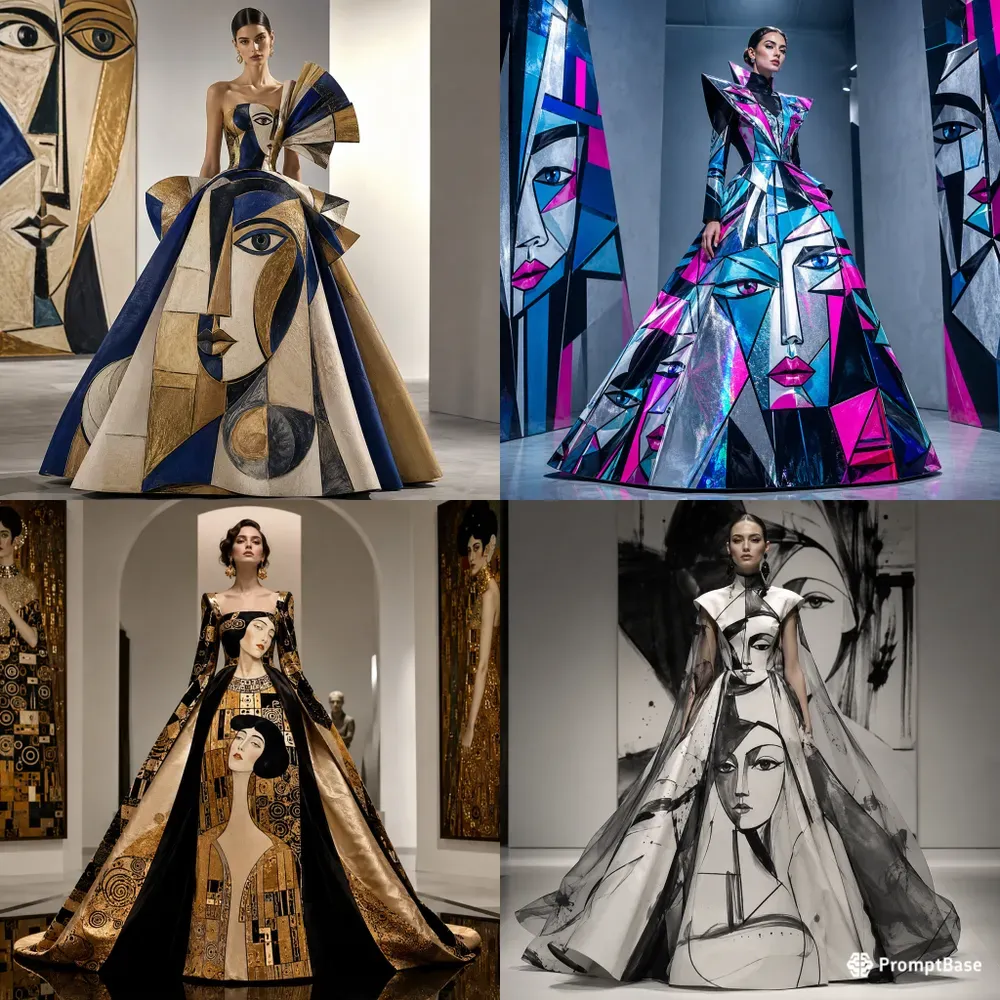 Artistic Cubist Couture