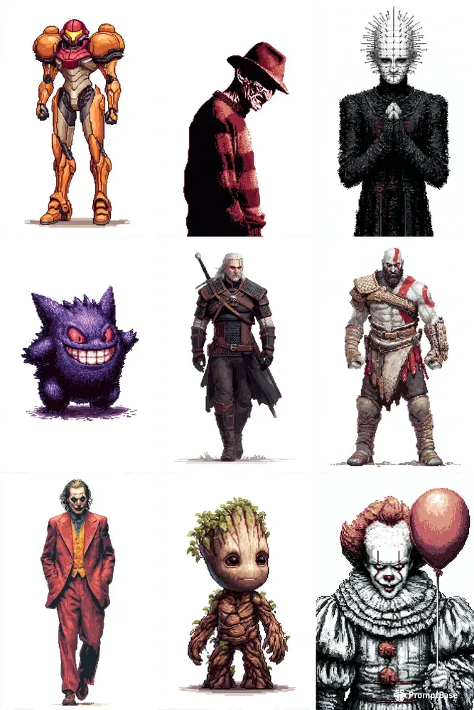 Pixel Art Characters