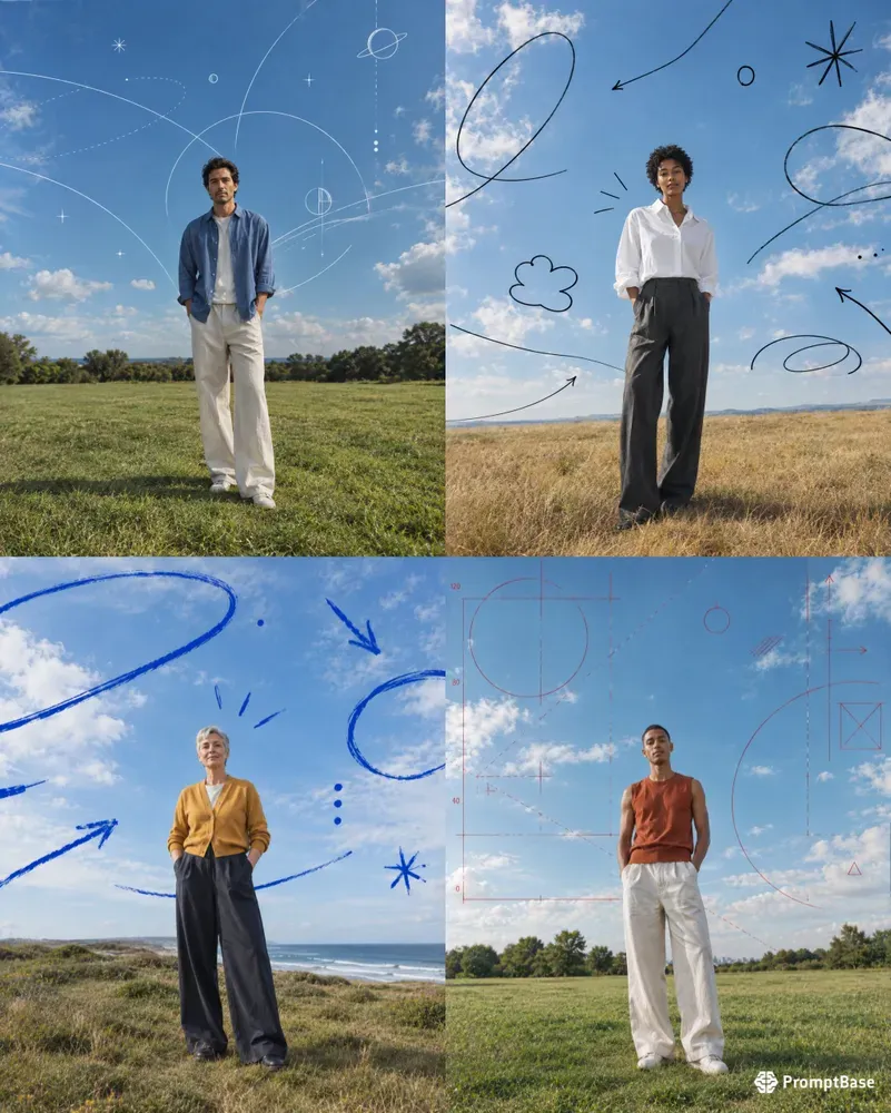 Sky Intervention Portraits