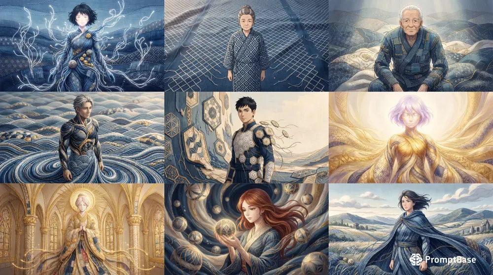 Anime Living Thread Key Visuals