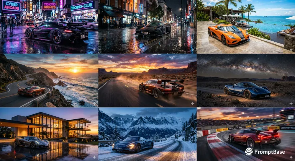 Cinematic Luxury Supercars