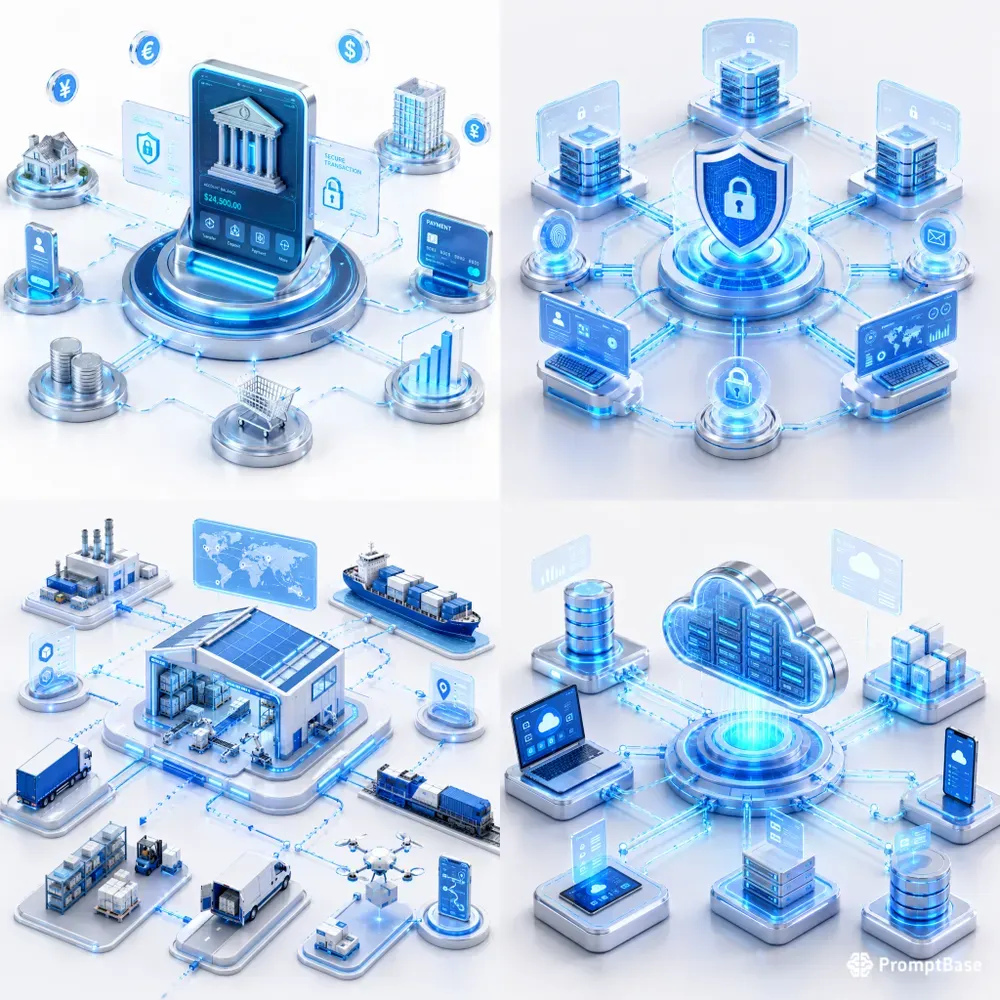 Futuristic Connected Network Studios