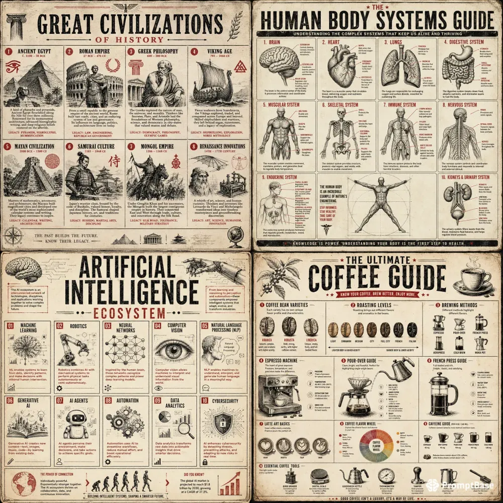 Vintage Infographic Generator