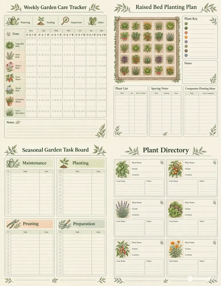 Gardening Zonebyzone Planner