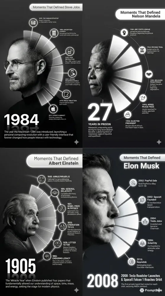 Defining Moments Timeline Posters