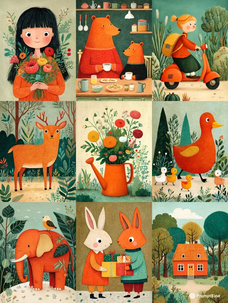 Cozy Storybook Scenes Creators