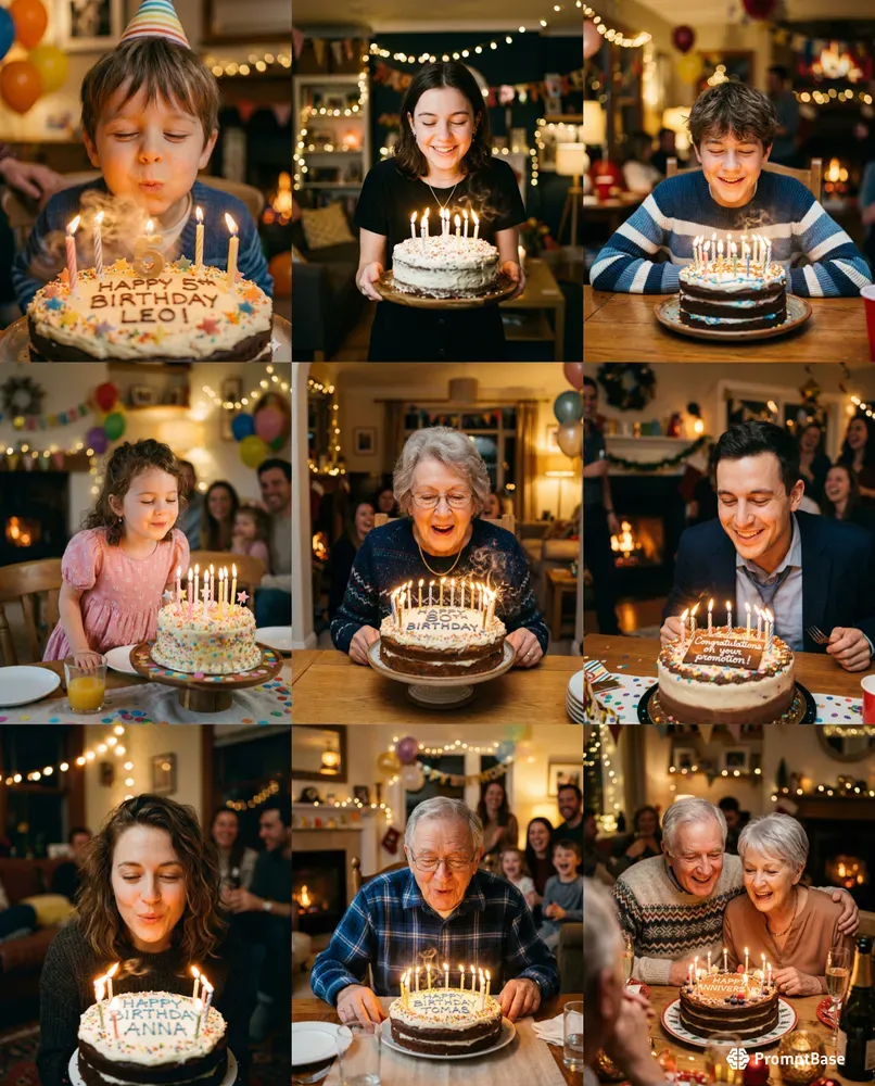 Photos With Cakes Birthday Anniversaries