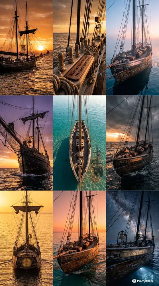 The Nautical Silhouette Series