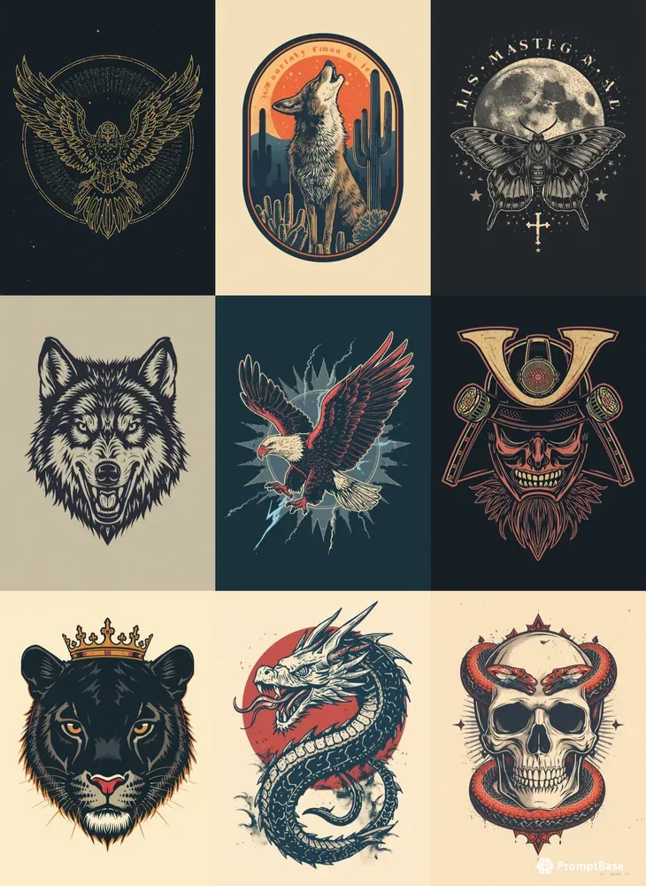 Vintage Streetwear Merch Vector Art