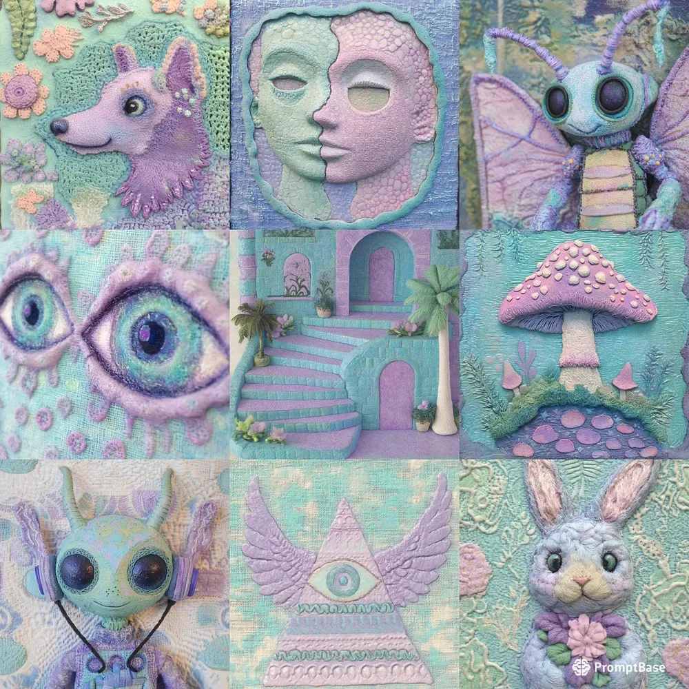 Surreal Whimsy In Dreamlike Textures