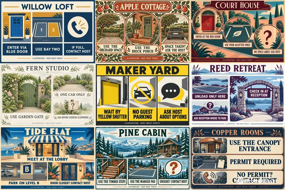 Local Arrival And Parking Cards