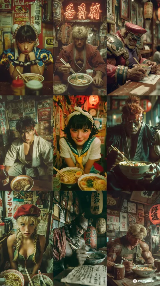 Realistic Street Fighter Characters