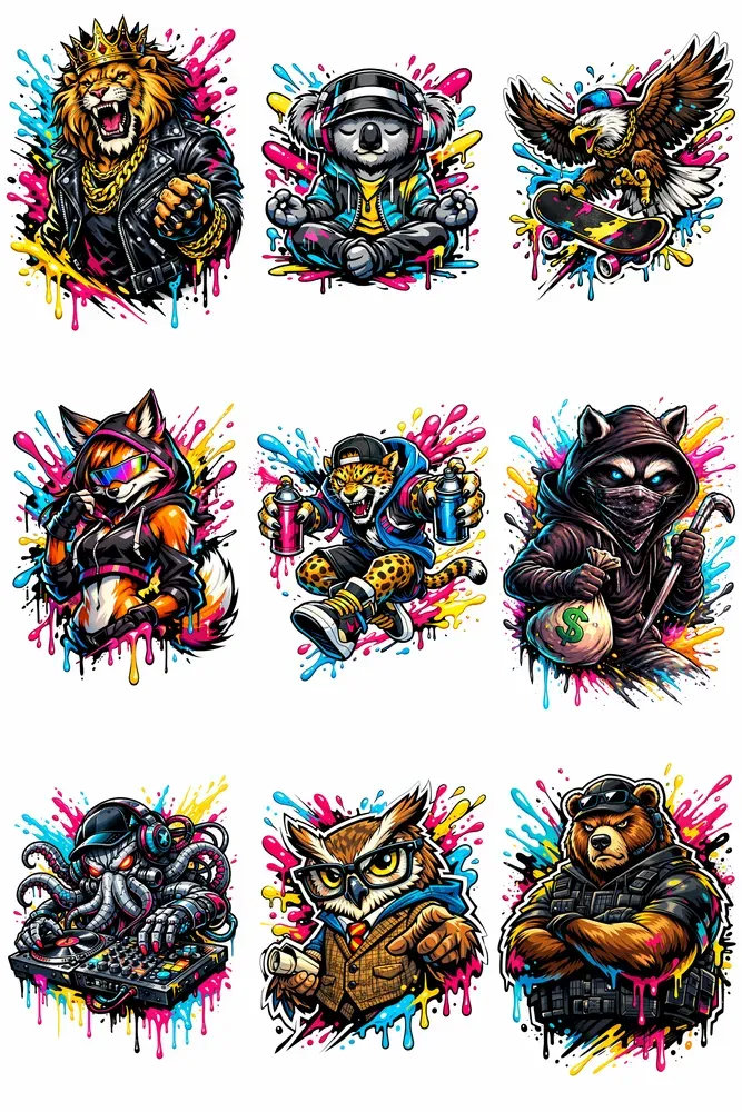 Neon Street Gods The Graffiti Splatters
