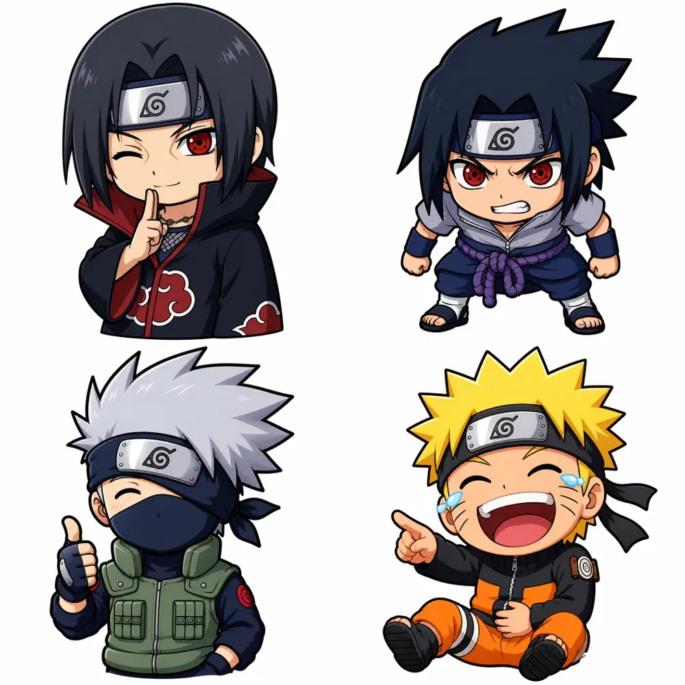 Cute Anime Chibi Emoji Sticker Generator