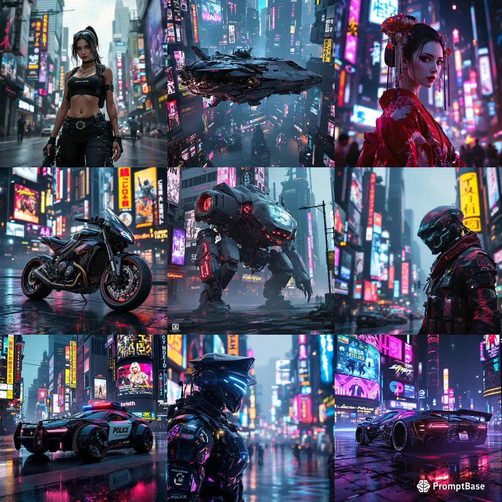 Cyberpunk 2077 Cinematic Graphic Design
