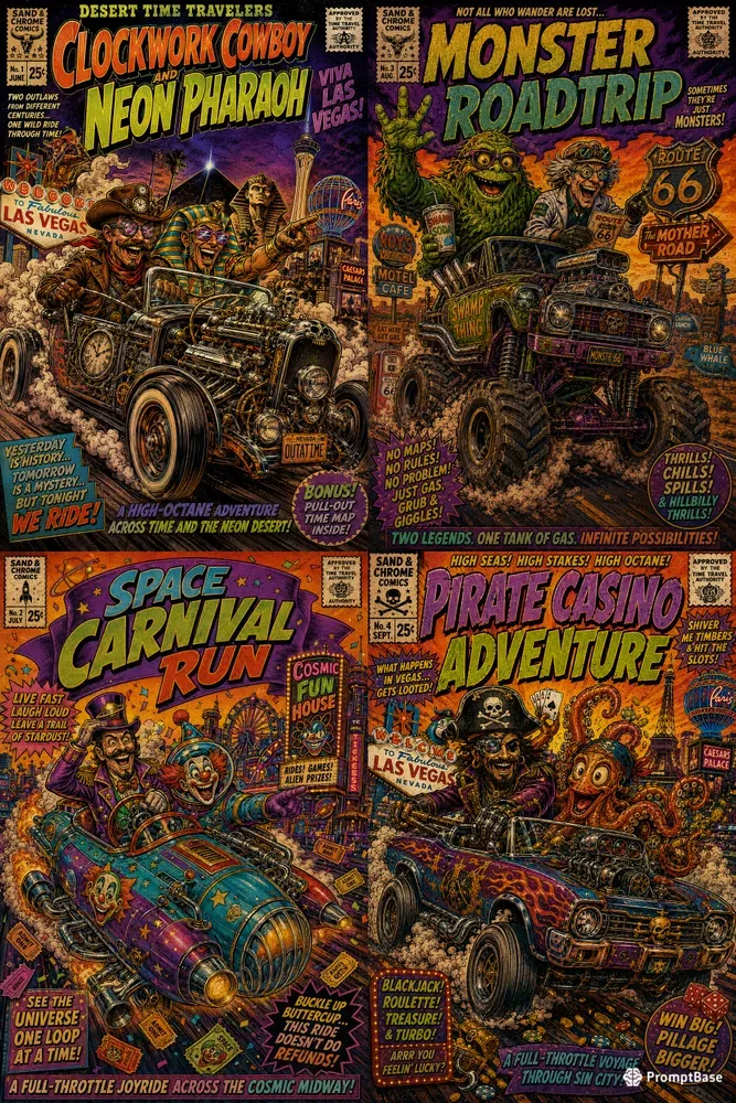 Psychedelic Roadtrip Comic Legends