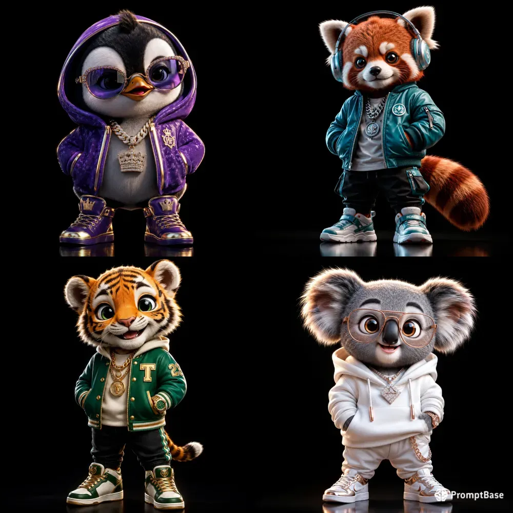 Luxury 3D Character Icons Packs