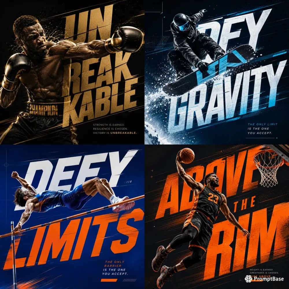 Elite Sports Ad Poster Generator