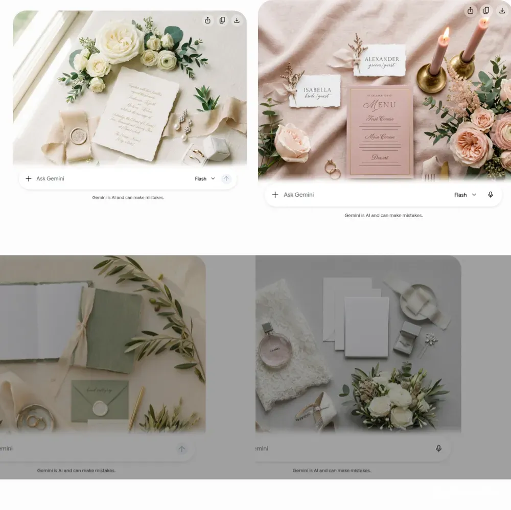 Wedding Detail Flatlay Photo Builders