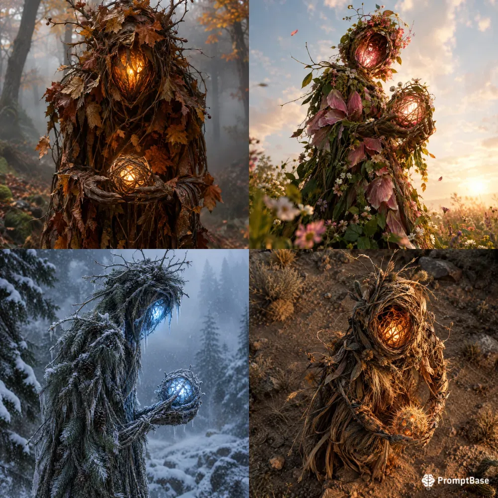 Woven Forest Spirits