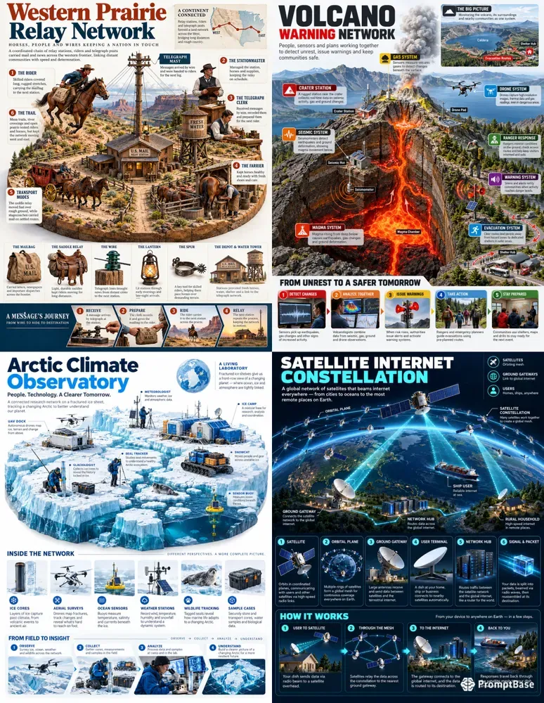 3D Infographic Ecosystem Explainers