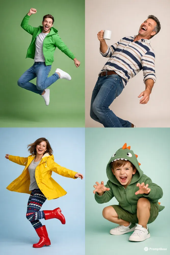 Dynamic Action Portrait Photography