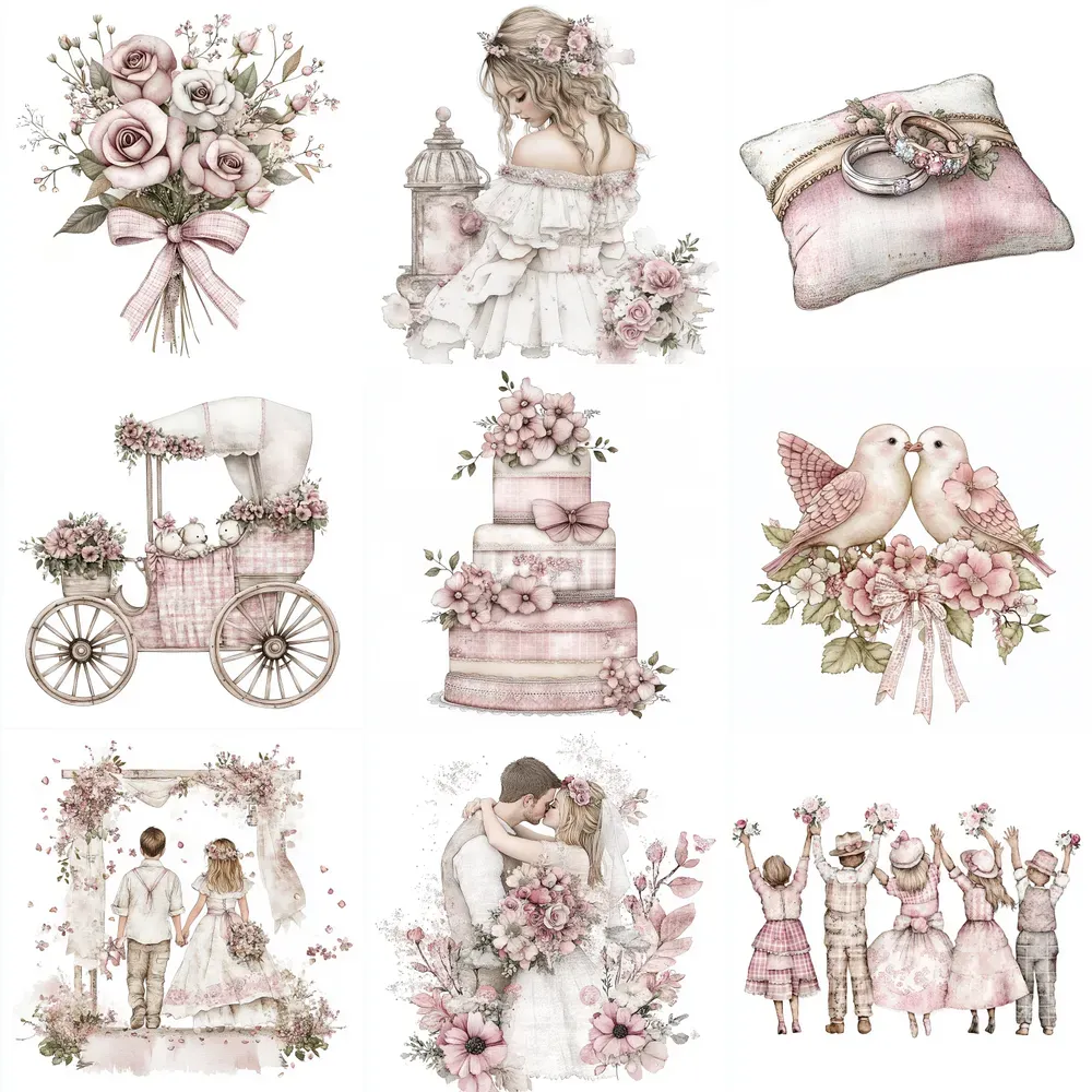 Beautiful Wedding Cliparts
