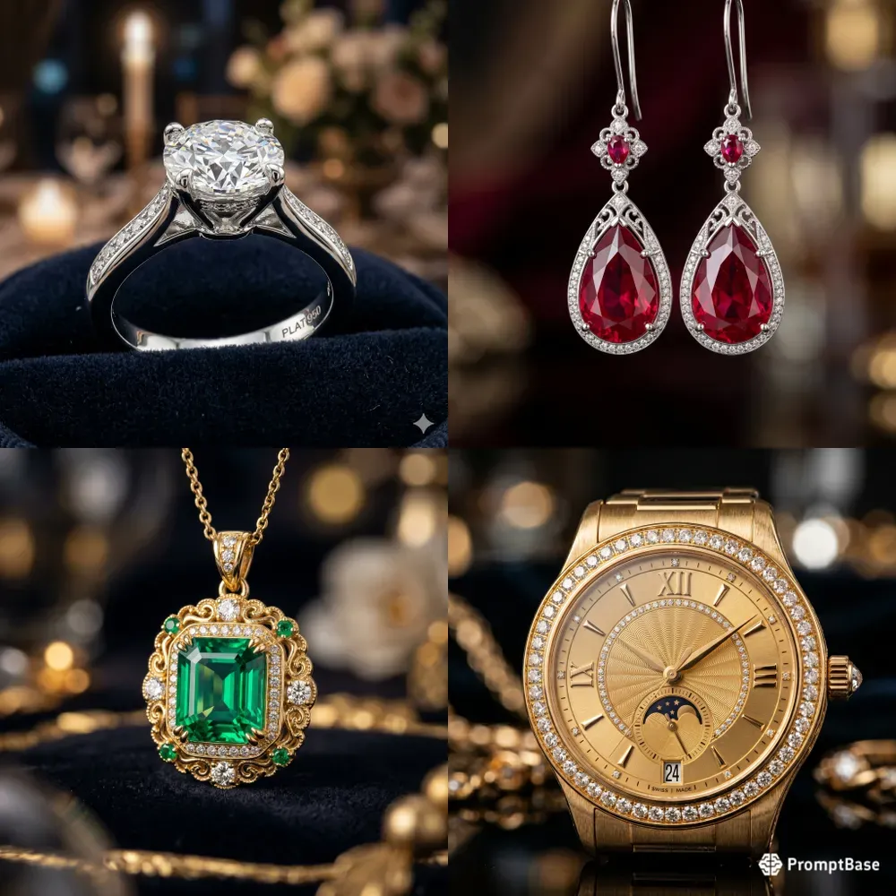 Ultraluxury Jewelry Macro Photography