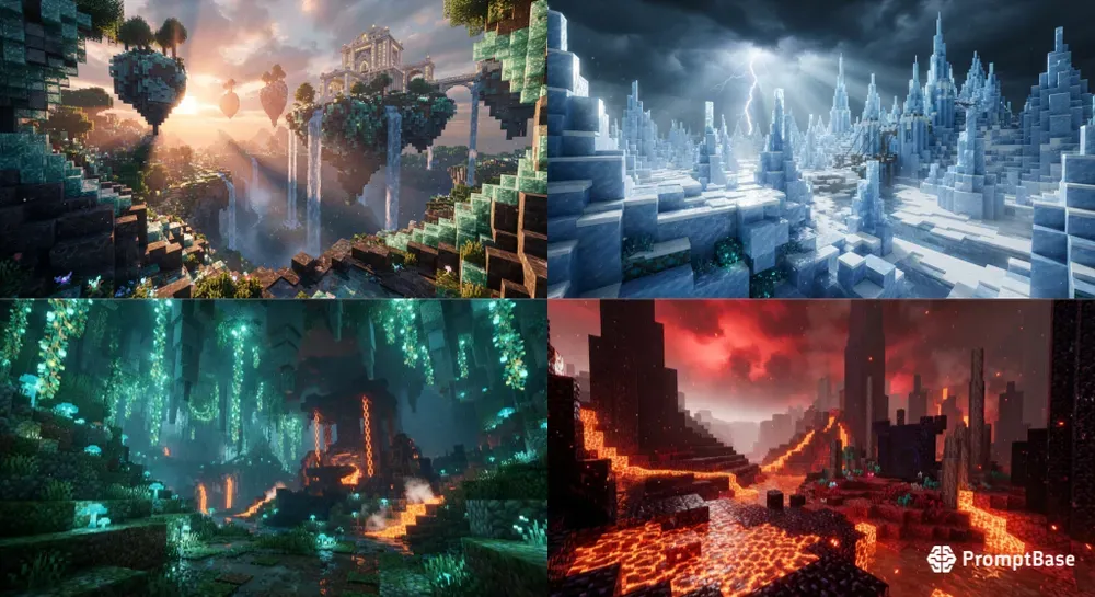 Cinematic Voxel Landscapes