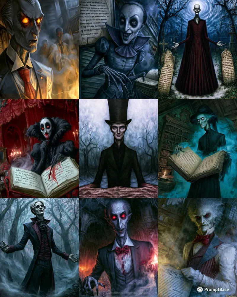 Cursed Aristocracy Gothic Horror Art