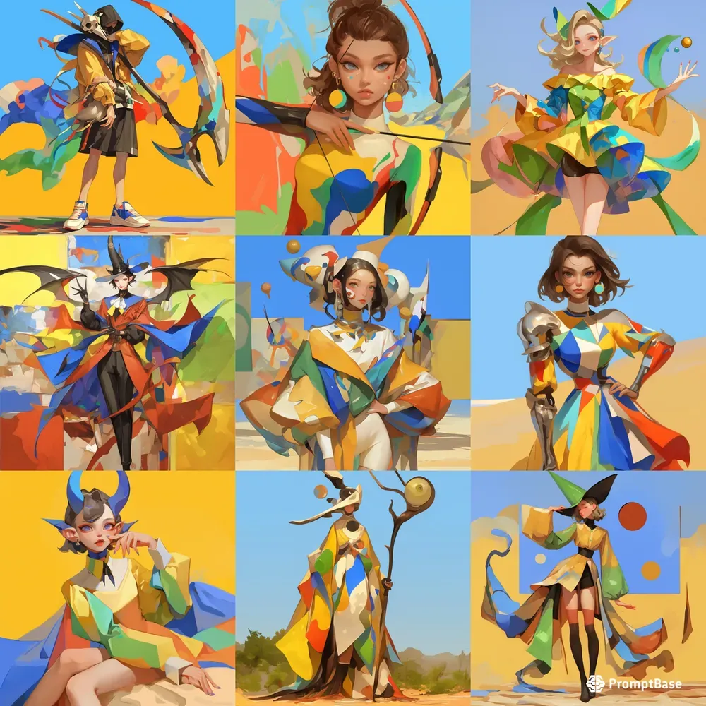 Dynamic Video Game Character Designs