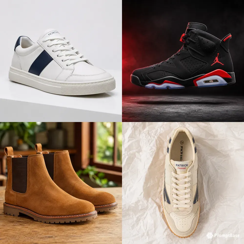 Sneaker Footwear Studio Shots