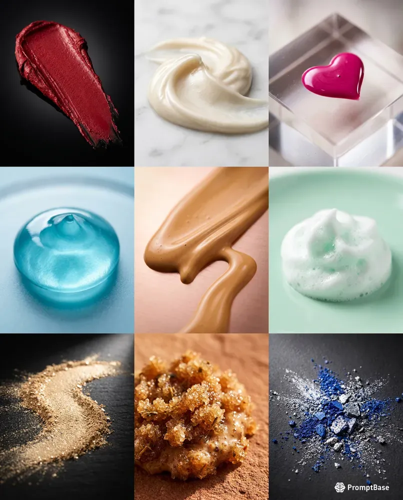Luxury Cosmetic Macro Textures