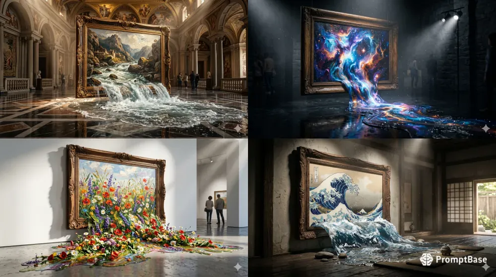 Immersive Museum Art Poster Graphics