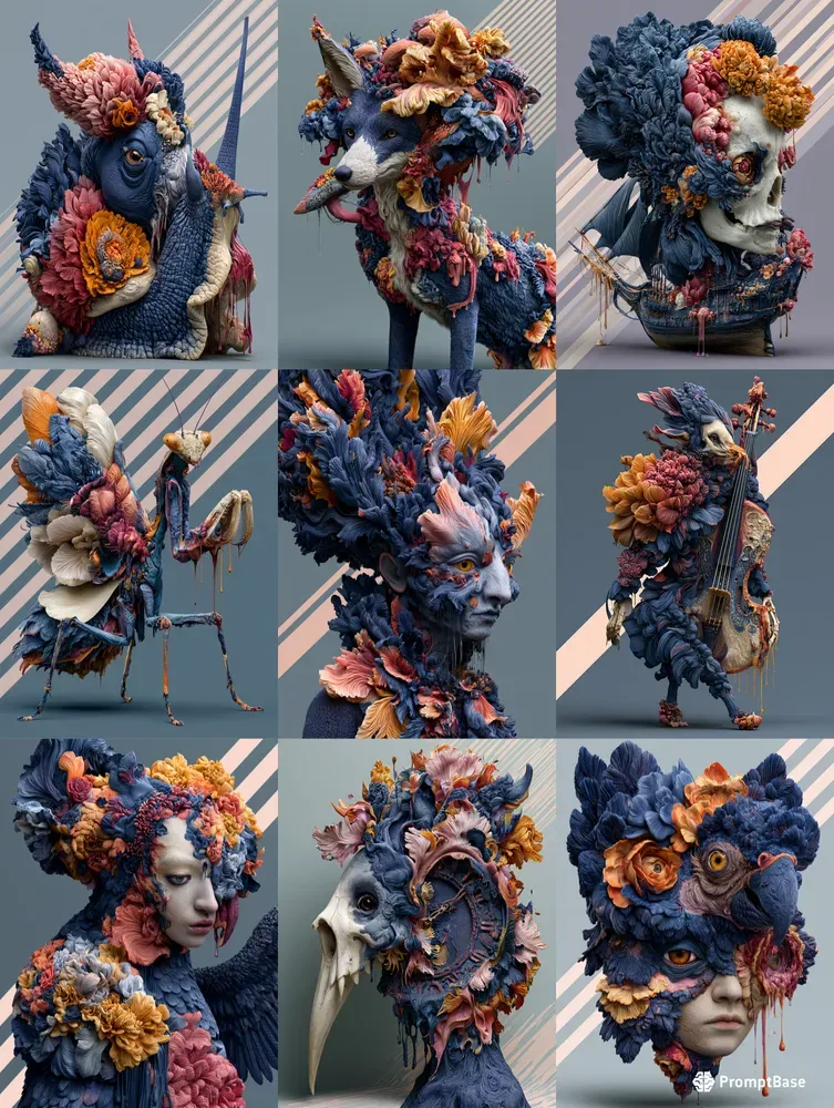 Otherworldly Hybrid Art