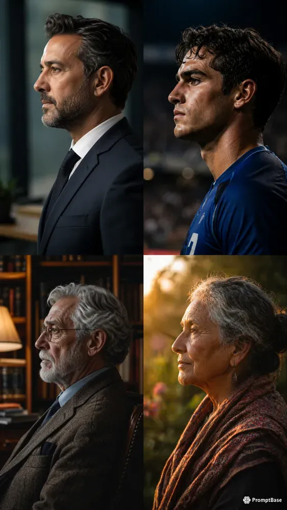Side Profile Cinematic Portrait Creators