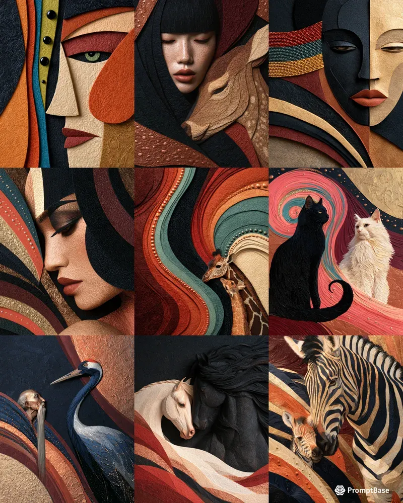 Sculpted Stories In Colour