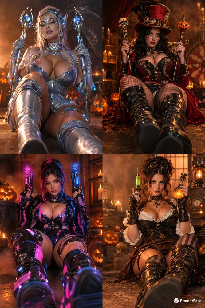 Cinematic Halloween Cosplay Portraits