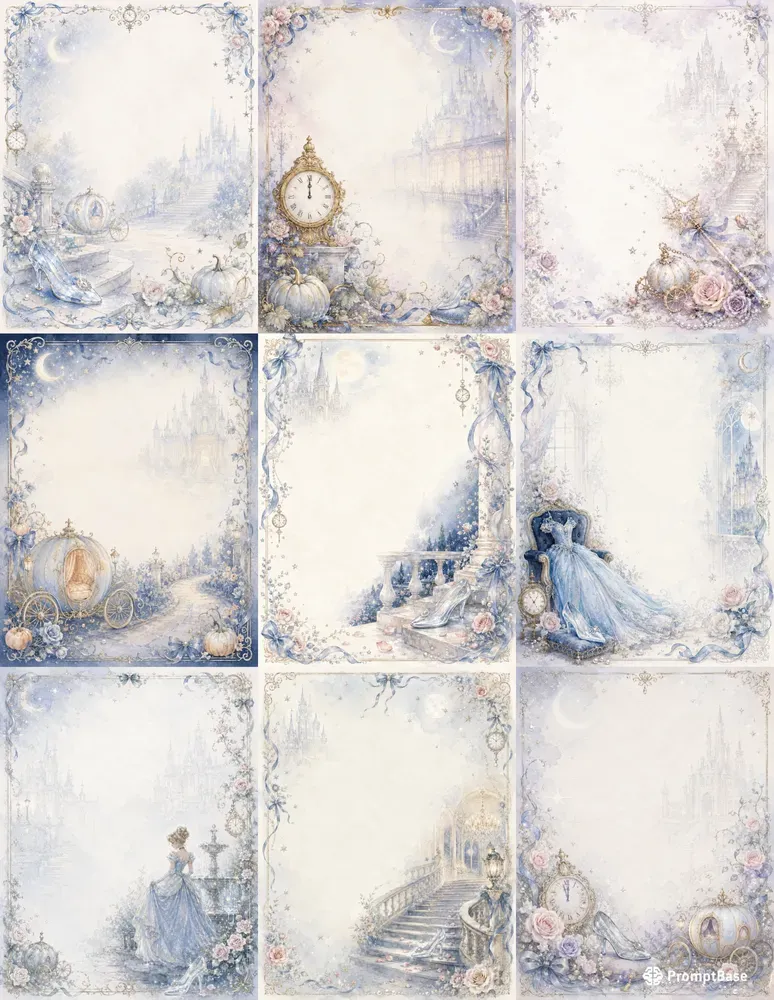 Midnight Fairytale Journal Pages