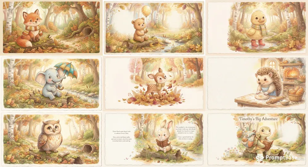 Childrens Character Illustrations