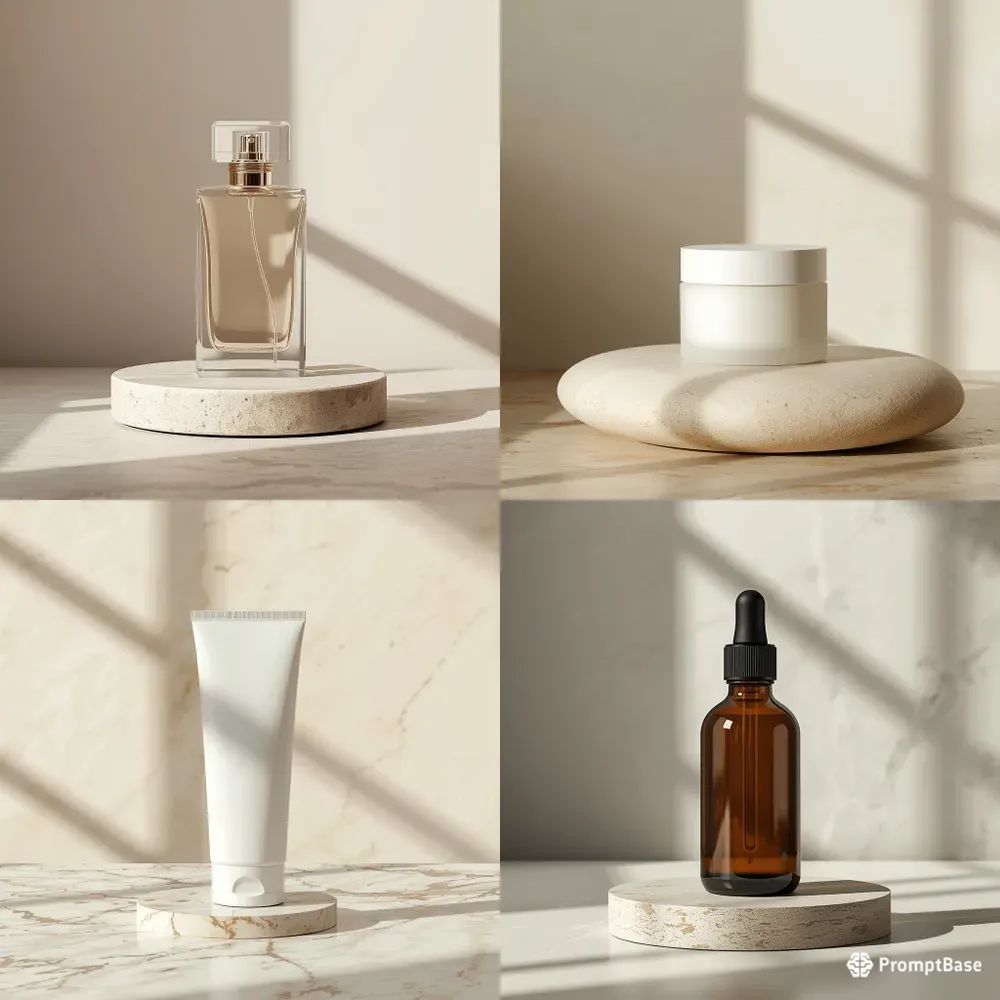 Luxury Cosmetic Mockups Leonardoai