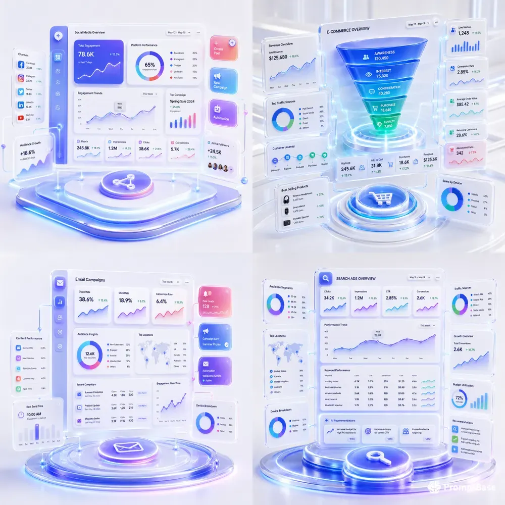 Premium Marketing Analytics Visuals
