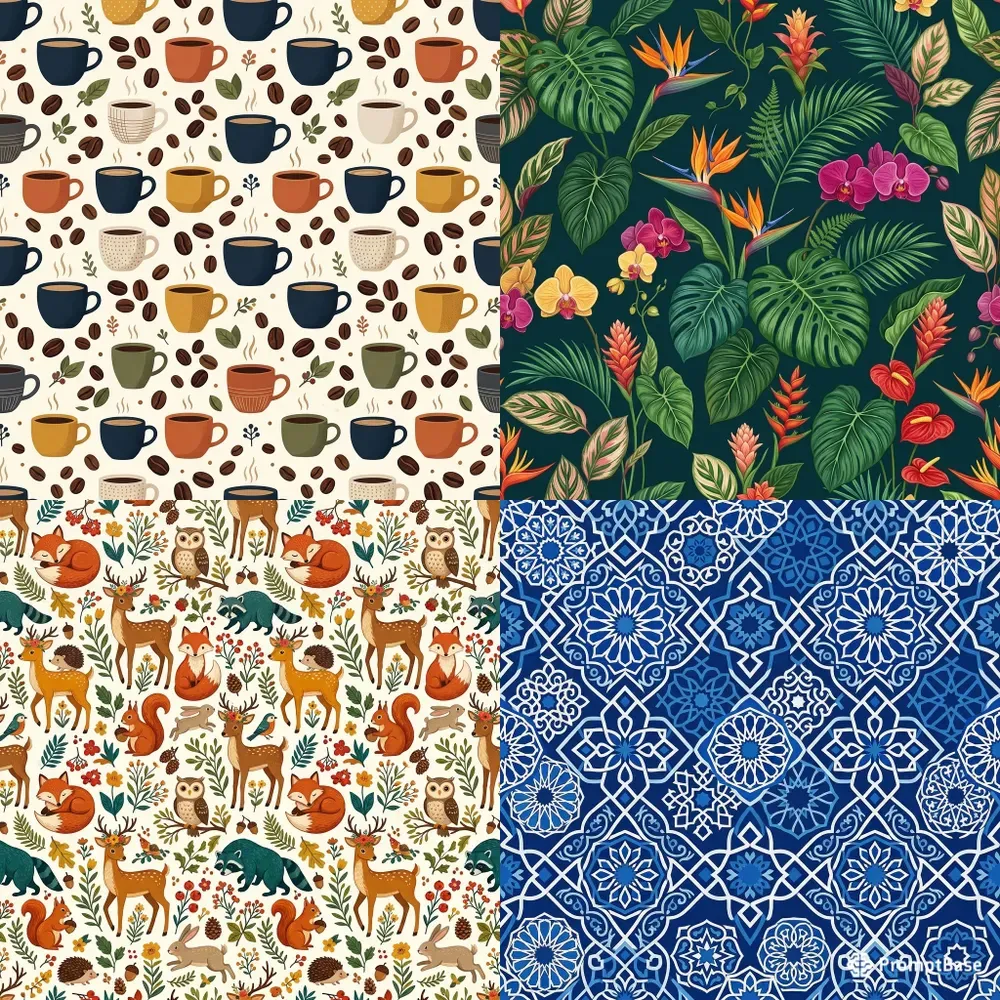 Seamless Decorative Pattern Generator