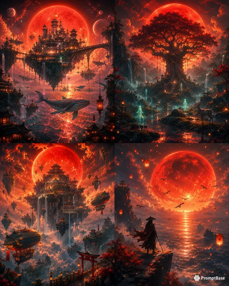Mystical Red Sun Worlds Generator