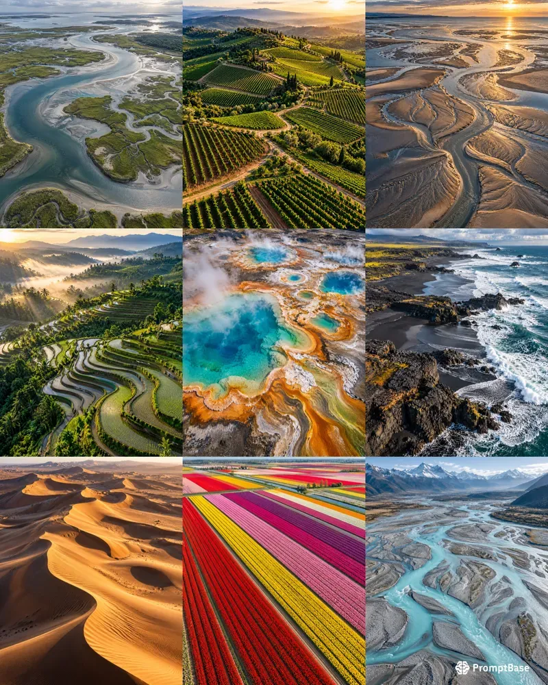 Aerial Terrain Narratives