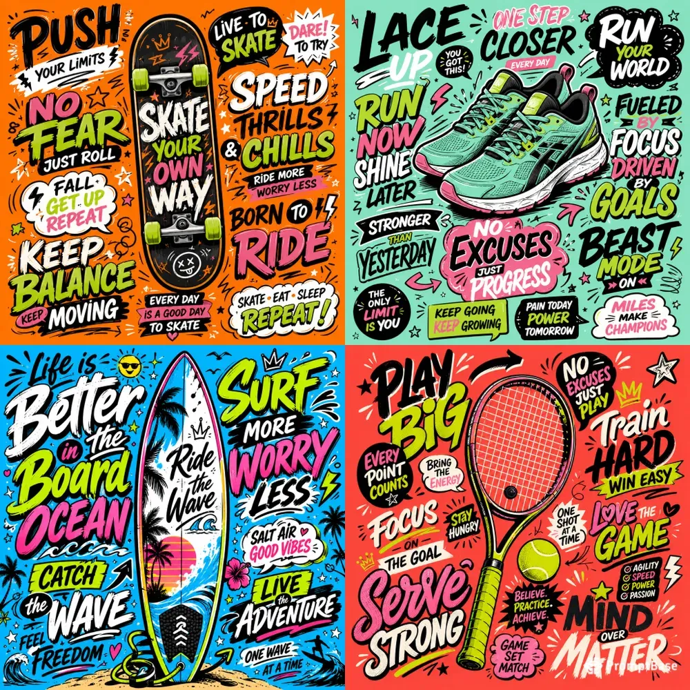 Bold Motivation Posters