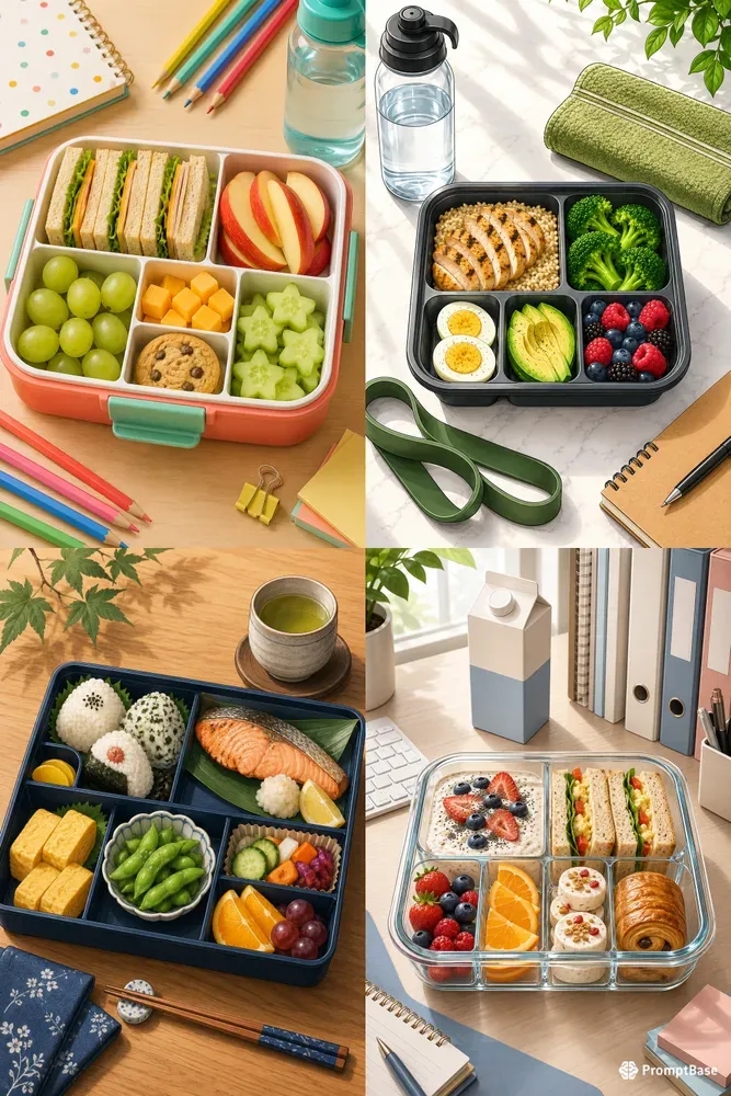 Illustrated Meal Prep Box Generator