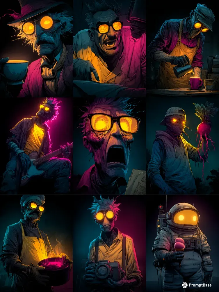 Neon Zombies